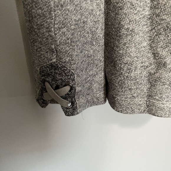 Gray V-Neck sweatshirt lounge dress size XL - Picture 3 of 7